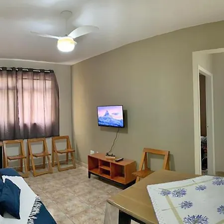 Lindo Apartamento Pe Na Areia Canto Do Forte Solemar Exterior photo